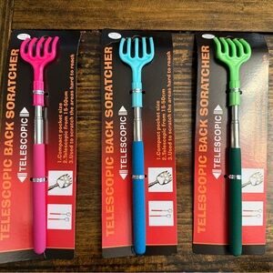 OPI Telescopic Back Scratchers - Pink, Blue, and Green Colors